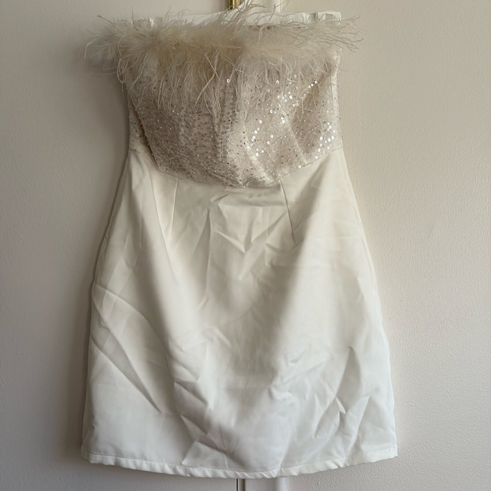12th Tribe mini white dress